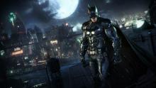Batman keeps a watch over Gotham City to fight crime.
